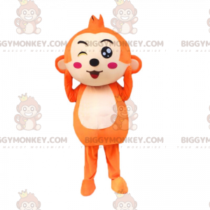 Costume della mascotte della piccola scimmia arancione BIGGYMONKEY™ - Mascotte di scimmie - BIGGYMONKEY_016519 - BiggyMonkey.com