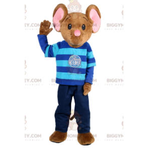 Kostým Little Mouse BIGGYMONKEY™ s maskotem v dětském oblečení