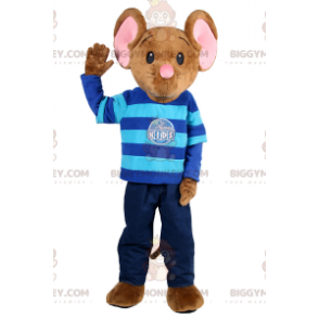 Little Mouse BIGGYMONKEY™ Mascot Costume In Kid's Outfit -