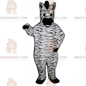 Στολή μασκότ Little Zebra BIGGYMONKEY™ - Ζώα της ζούγκλας - BIGGYMONKEY_016527 - BiggyMonkey.com