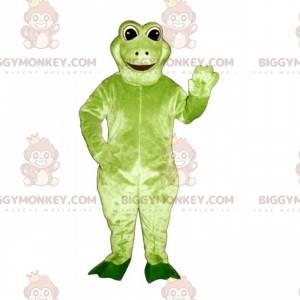 Στολή μασκότ Smiling Little Frog BIGGYMONKEY™ - Μασκότ βατράχων - BIGGYMONKEY_016536 - BiggyMonkey.com