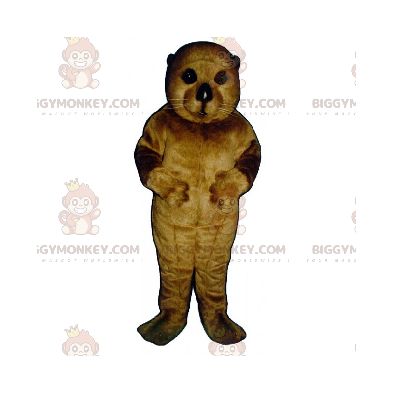 Lille Otter BIGGYMONKEY™ maskotkostume - Biggymonkey.com Lille Otter BIGGYMONKEY™ maskotkostume - Biggymonkey.com