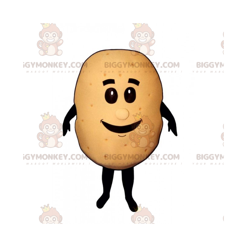 Kostým maskota Little Potato BIGGYMONKEY™ s tváří - Zeleninový maskot - BIGGYMONKEY_016544 - BiggyMonkey.com