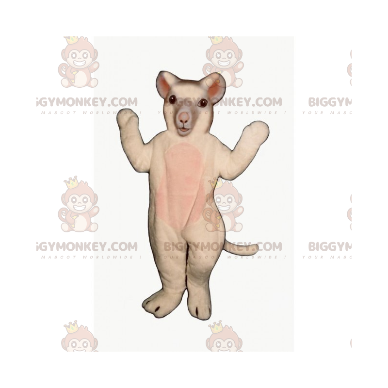 Little White Mouse BIGGYMONKEY™ Mascot Costume - Biggymonkey.com
