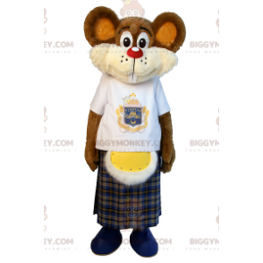 Στολή μασκότ με Kilted Little Mouse BIGGYMONKEY™ -