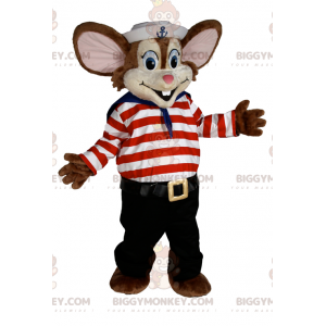 Little Mouse Matrosen-Outfit BIGGYMONKEY™ Maskottchen-Kostüm -