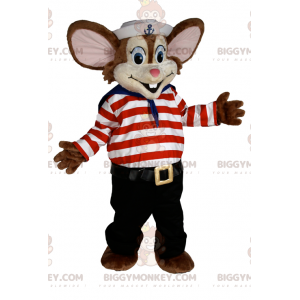 Στολή μασκότ BIGGYMONKEY™ Little Mouse Sailor - Μασκότ ποντικιού - BIGGYMONKEY_016550 - BiggyMonkey.com