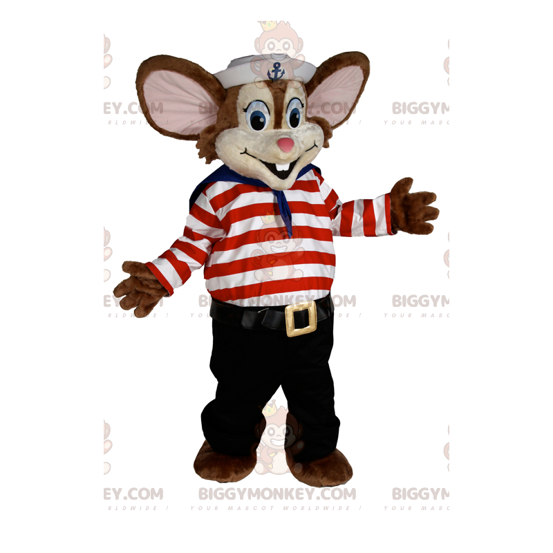 Strój marynarza małej myszy Kostium maskotki BIGGYMONKEY™ - Strój marynarza małej myszy Kostium maskotki BIGGYMONKEY™ -