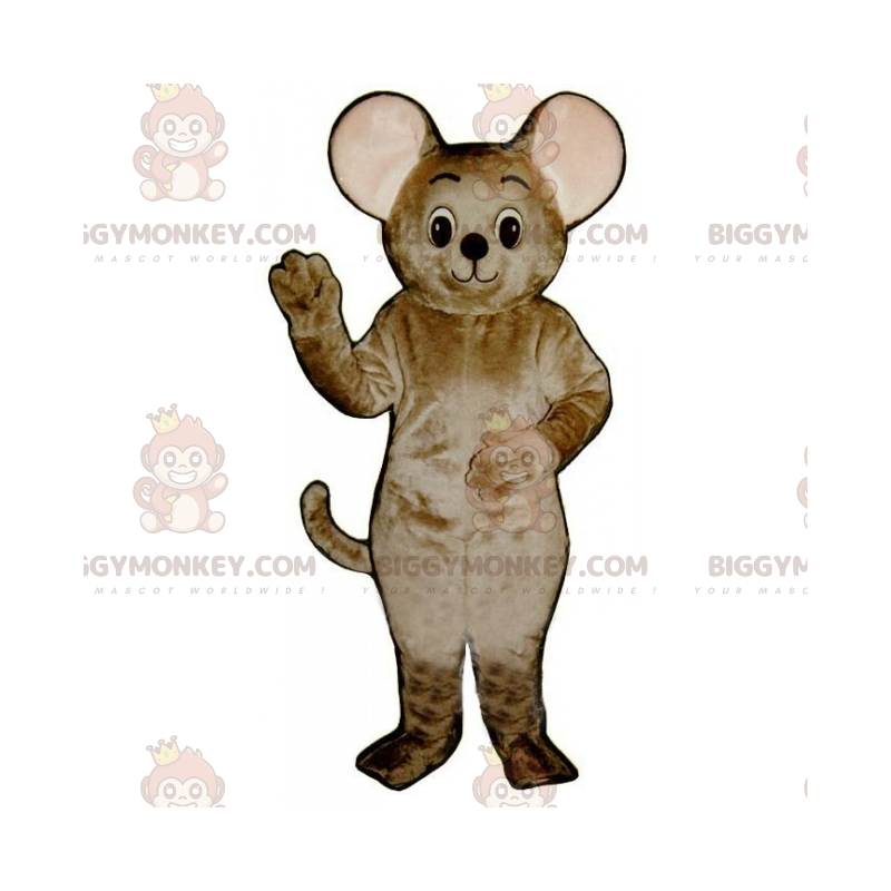 Traje de mascote de ratinho marrom BIGGYMONKEY™ –