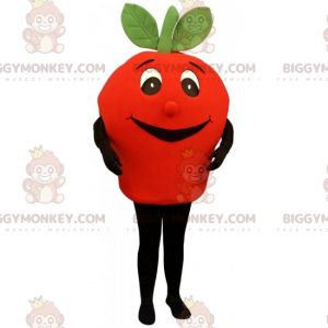 Kostium maskotka uśmiechnięty mały pomidor BIGGYMONKEY™ -