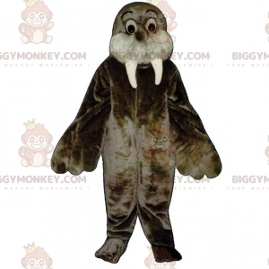 Big Eyes Walross BIGGYMONKEY™ Maskottchen-Kostüm -