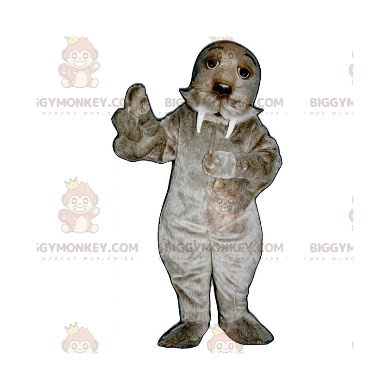  Costume da mascotte Tricheco BIGGYMONKEY™ - Mascotte di foca - BIGGYMONKEY_016560 - BiggyMonkey.com