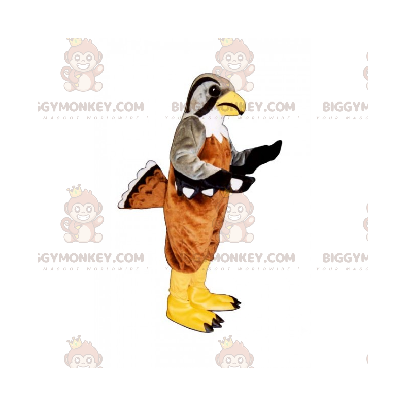 Costume de mascotte BIGGYMONKEY™ de pigeon au plumage soyeux - Costume de mascotte BIGGYMONKEY™ de pigeon au plumage soyeux -