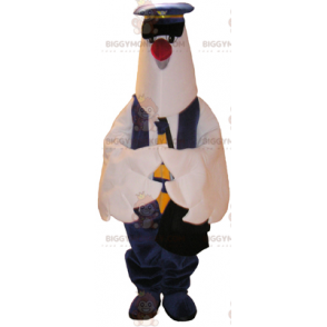 Pigeon BIGGYMONKEY™-mascottekostuum in politieoutfit - Niet-geclassificeerde mascottes - BIGGYMONKEY_016565 - BiggyMonkey.com