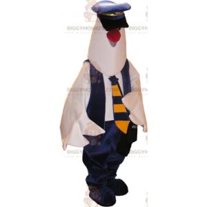 Pigeon BIGGYMONKEY™-mascottekostuum in politieoutfit - Niet-geclassificeerde mascottes - BIGGYMONKEY_016565 - BiggyMonkey.com