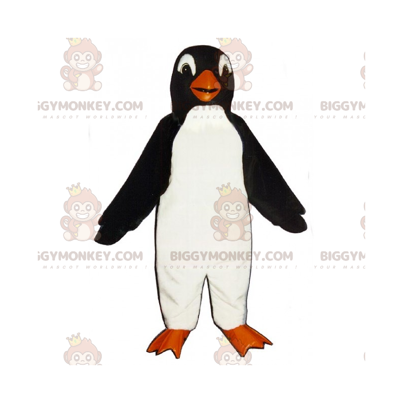 Rundhovedet pingvin BIGGYMONKEY™ maskotkostume - Biggymonkey.com