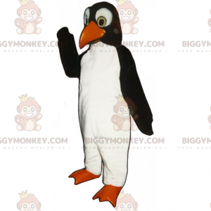 Weicher pelziger Pinguin BIGGYMONKEY™ Maskottchen-Kostüm -