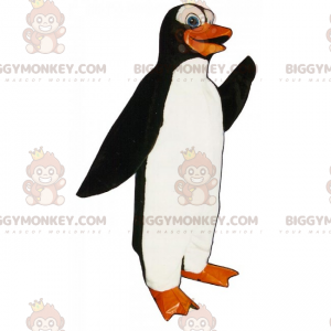 Costume de mascotte BIGGYMONKEY™ de pingouin au ventre blanc -
