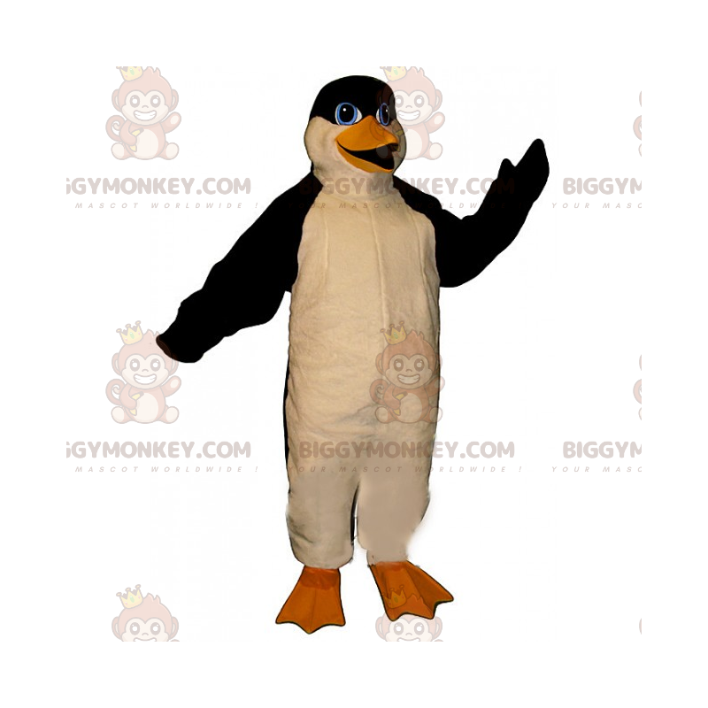 Στολή μασκότ BIGGYMONKEY™ Blue Eyed Penguin - Μασκότ ψαριών - BIGGYMONKEY_016583 - BiggyMonkey.com