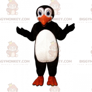 Penguin Big Eyes BIGGYMONKEY™ maskottiasu - Kalojen maskotit - BIGGYMONKEY_016588 - BiggyMonkey.com