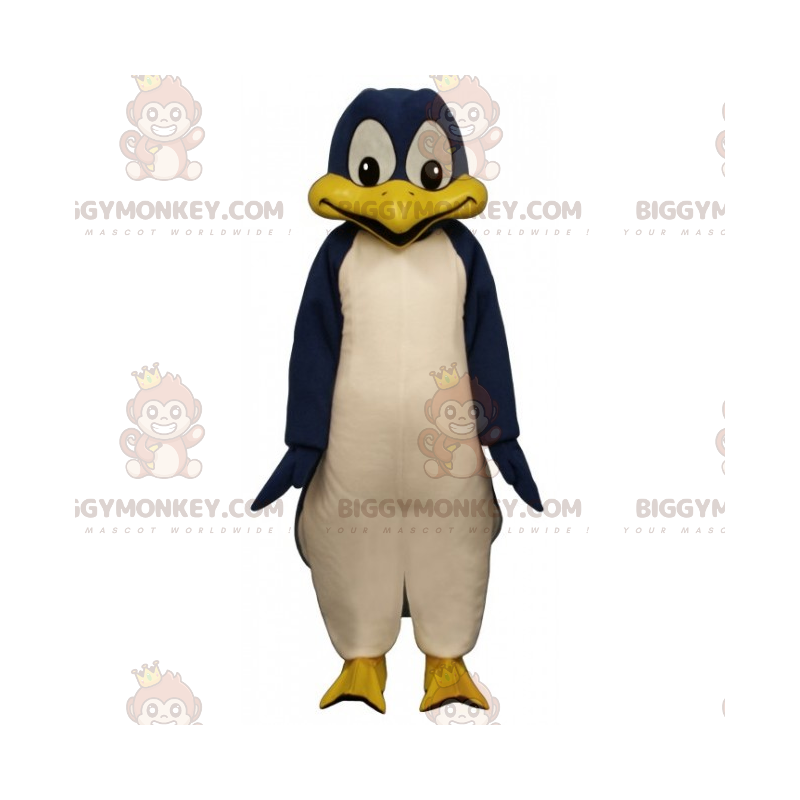 Fantasia de mascote de pinguim azul BIGGYMONKEY™ – Fantasia de mascote de pinguim azul BIGGYMONKEY™ –