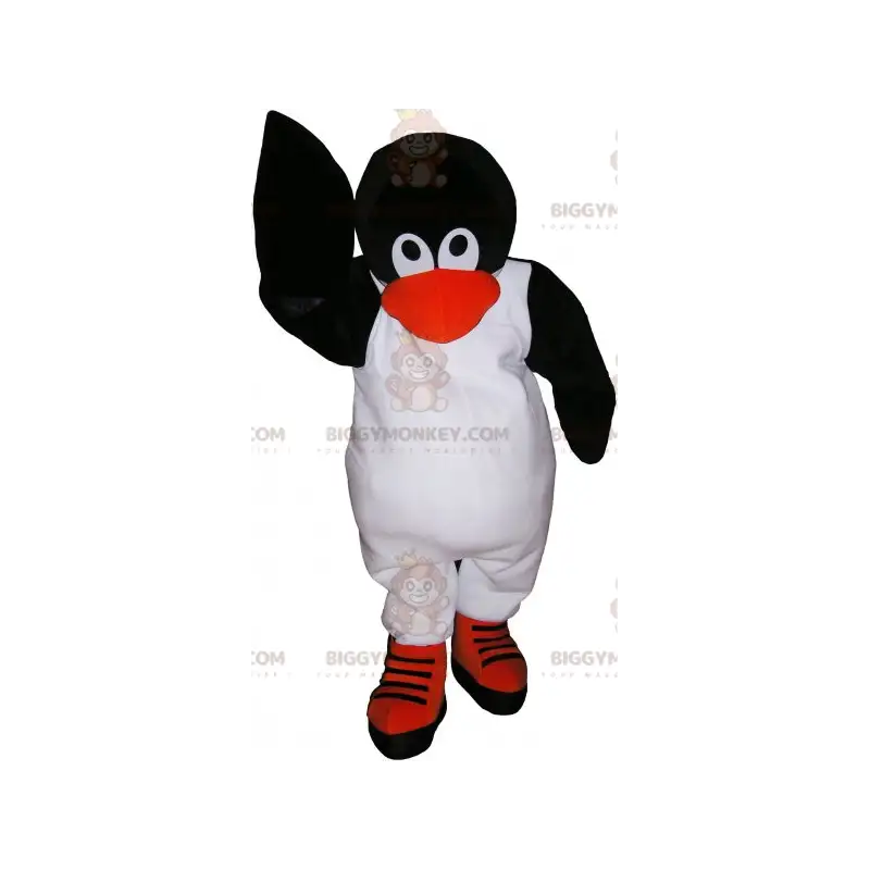 Fantasia de mascote de pinguim skatista BIGGYMONKEY™ – Fantasia de mascote de pinguim skatista BIGGYMONKEY™ –