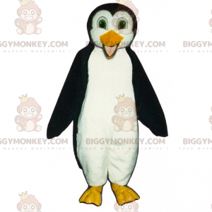Costume da mascotte Pinguino sorridente magro BIGGYMONKEY™ -