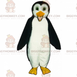 Kostým štíhlého usmívajícího se tučňáka BIGGYMONKEY™ maskota - Rybí maskoti - BIGGYMONKEY_016601 - BiggyMonkey.com