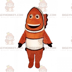 Στολή μασκότ με χαμογελαστό ψάρι κλόουν BIGGYMONKEY™ -