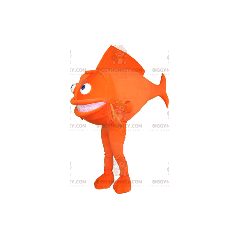 Fantasia de mascote de peixe laranja BIGGYMONKEY™ – Fantasia de mascote de peixe laranja BIGGYMONKEY™ –