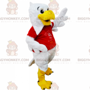Traje de mascote de peixe redondo verde BIGGYMONKEY™ –