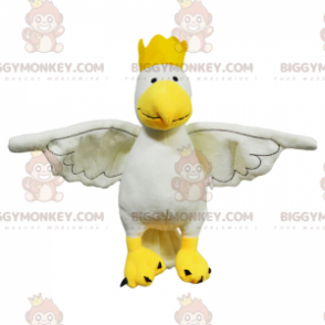 Traje de mascote de peixe redondo verde BIGGYMONKEY™ –