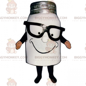 Maitokannu BIGGYMONKEY™ maskottiasu tummilla laseilla -