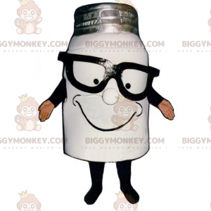 Mælkekande BIGGYMONKEY™ maskotkostume med mørke briller -