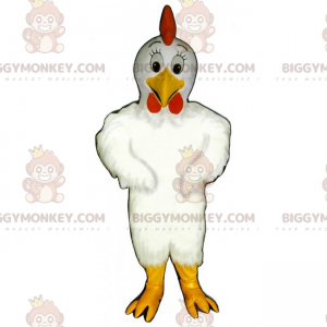 Big Eyed Hen BIGGYMONKEY™ maskottiasu - Kanan maskotit - Kukot - Kanat - BIGGYMONKEY_016649 - BiggyMonkey.com