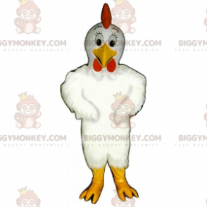 Big Eyed Hen BIGGYMONKEY™ Maskottchen-Kostüm - Hühner Maskottchen - Hähne - Hühner - BIGGYMONKEY_016649 - BiggyMonkey.com