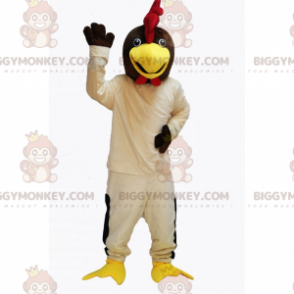  Costume da mascotte BIGGYMONKEY™ gallina beige - Polli mascotte - Galli - Polli - BIGGYMONKEY_016652 - BiggyMonkey.com
