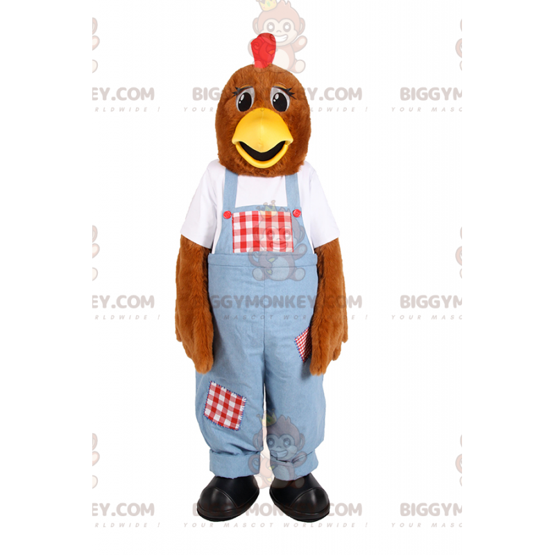 Gallina in tuta Costume da mascotte BIGGYMONKEY™ -