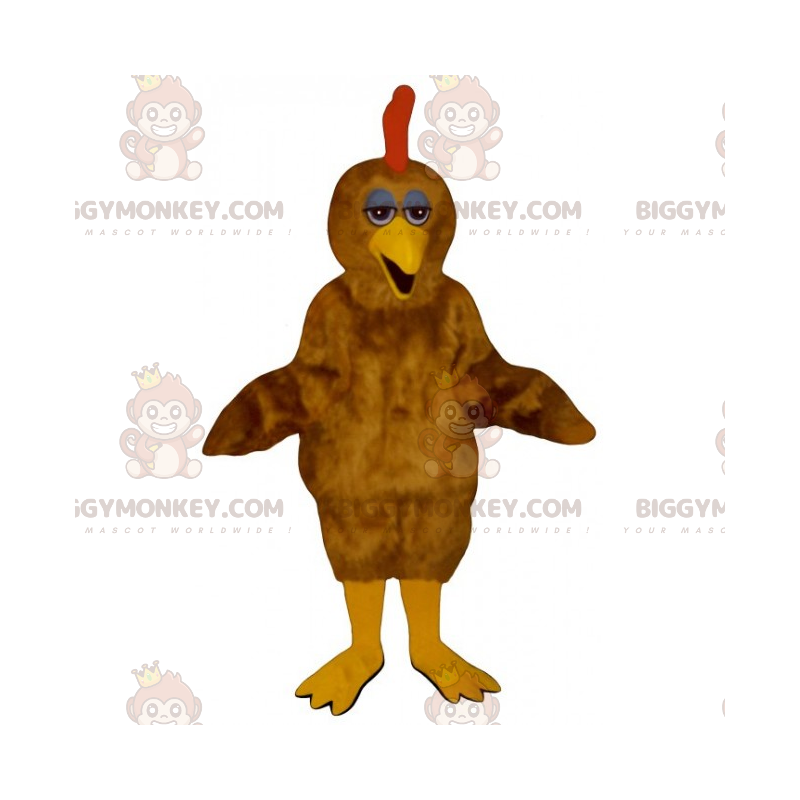 Costume de mascotte BIGGYMONKEY™ de poulet marron - Costume de mascotte BIGGYMONKEY™ de poulet marron -