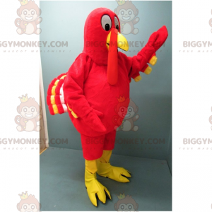 Costume de mascotte BIGGYMONKEY™ de dindon rouge -