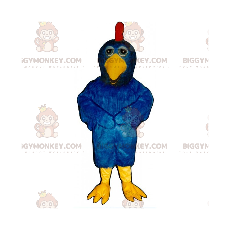 Traje de mascote Blue Chicken BIGGYMONKEY™ - Mascote das galinhas - galos - galinhas - BIGGYMONKEY_016663 - BiggyMonkey.com