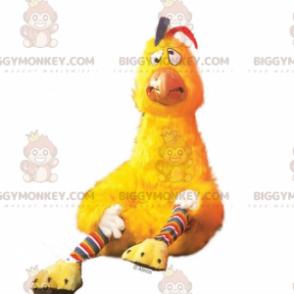 Confused Chicken BIGGYMONKEY™ Maskotdräkt - Höns maskot - tuppar - kycklingar - BIGGYMONKEY_016664 - BiggyMonkey.com