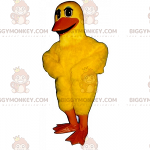 Traje de mascote de frango amarelo macio BIGGYMONKEY™ –