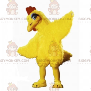 Disfraz de mascota BIGGYMONKEY™ de pollito de plumaje largo -