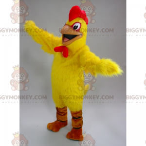 Red Eyed Chick BIGGYMONKEY™ maskotkostume - Hens maskot - haner - høns - BIGGYMONKEY_016673 - BiggyMonkey.com