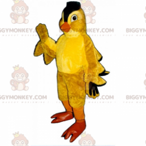Chick BIGGYMONKEY™ Maskottchenkostüm mit Wappen Schwarz - Hühner Maskottchen - Hähne - Hühner - BiggyMonkey.com