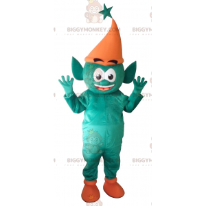 Giant Elf Green Leprechaun BIGGYMONKEY™ maskotdräkt - Djurmaskot saknas - BIGGYMONKEY_0202 - BiggyMonkey.com