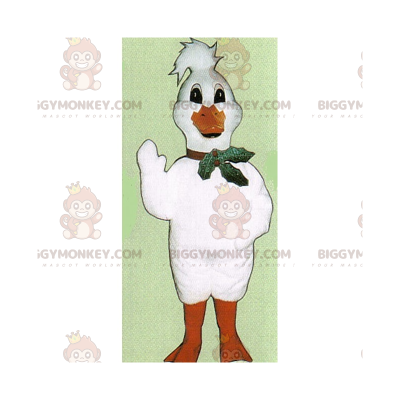 Holly White Chick BIGGYMONKEY™ Maskottchenkostüm - Holly White Chick BIGGYMONKEY™ Maskottchenkostüm -