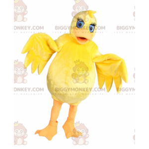 Blue Eyed Yellow Chick BIGGYMONKEY™ Mascot Costume -