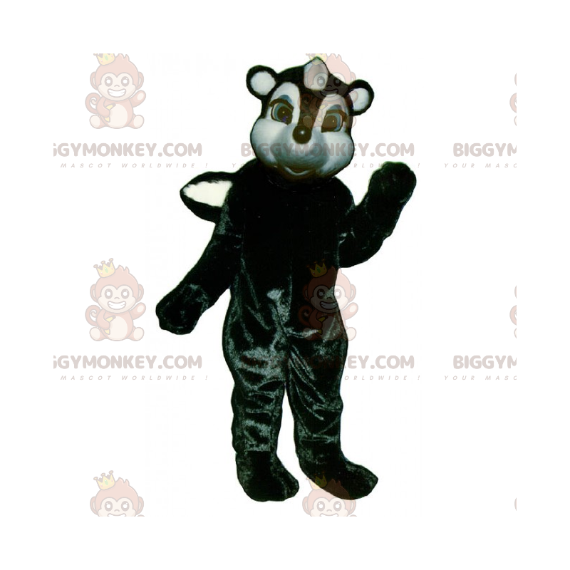 Kostým maskota tchora BIGGYMONKEY™ se zelenýma očima – Kostým maskota tchora BIGGYMONKEY™ se zelenýma očima –